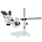 Amscope 3.5X-45X Trinocular Single-Arm Boom Stereo Microscope, 144-LED Ring Light, 5MP USB 3 C-mount Camera SM-3Tx-144A-5M3 - alternate 1